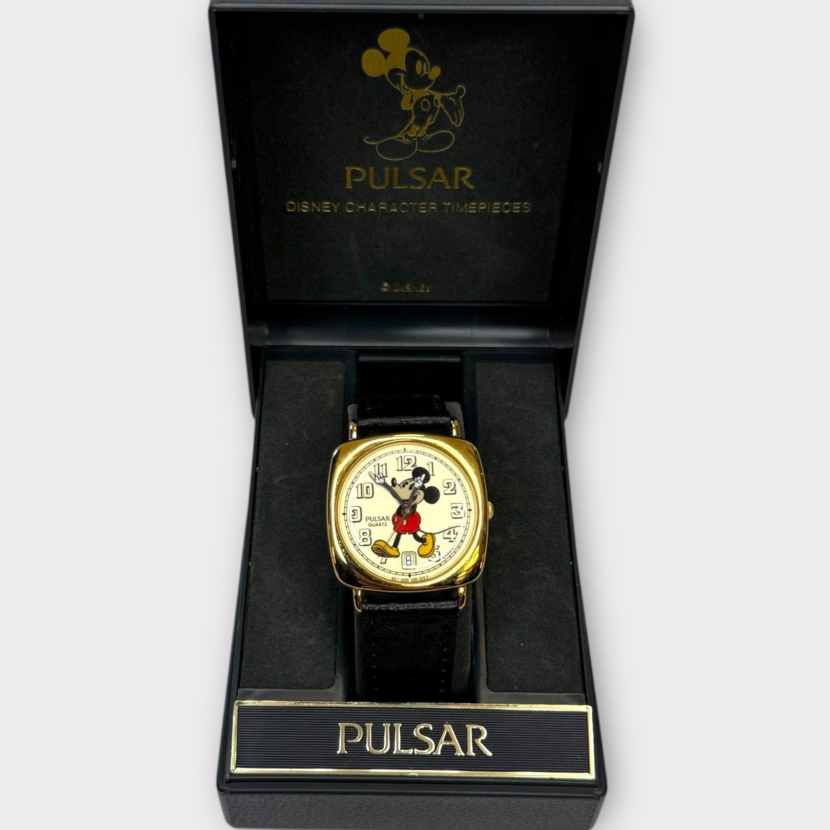 Gold Pulsar Mickey Mouse watch