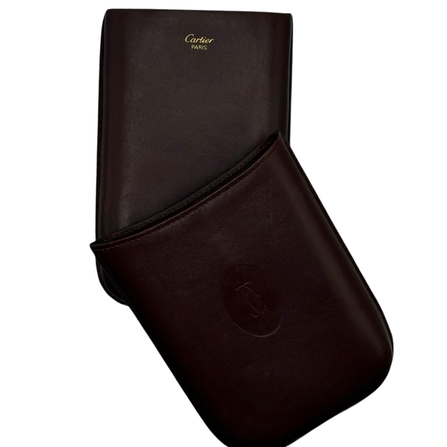 Cartier Santos cigar cutter with Cartier cigar case