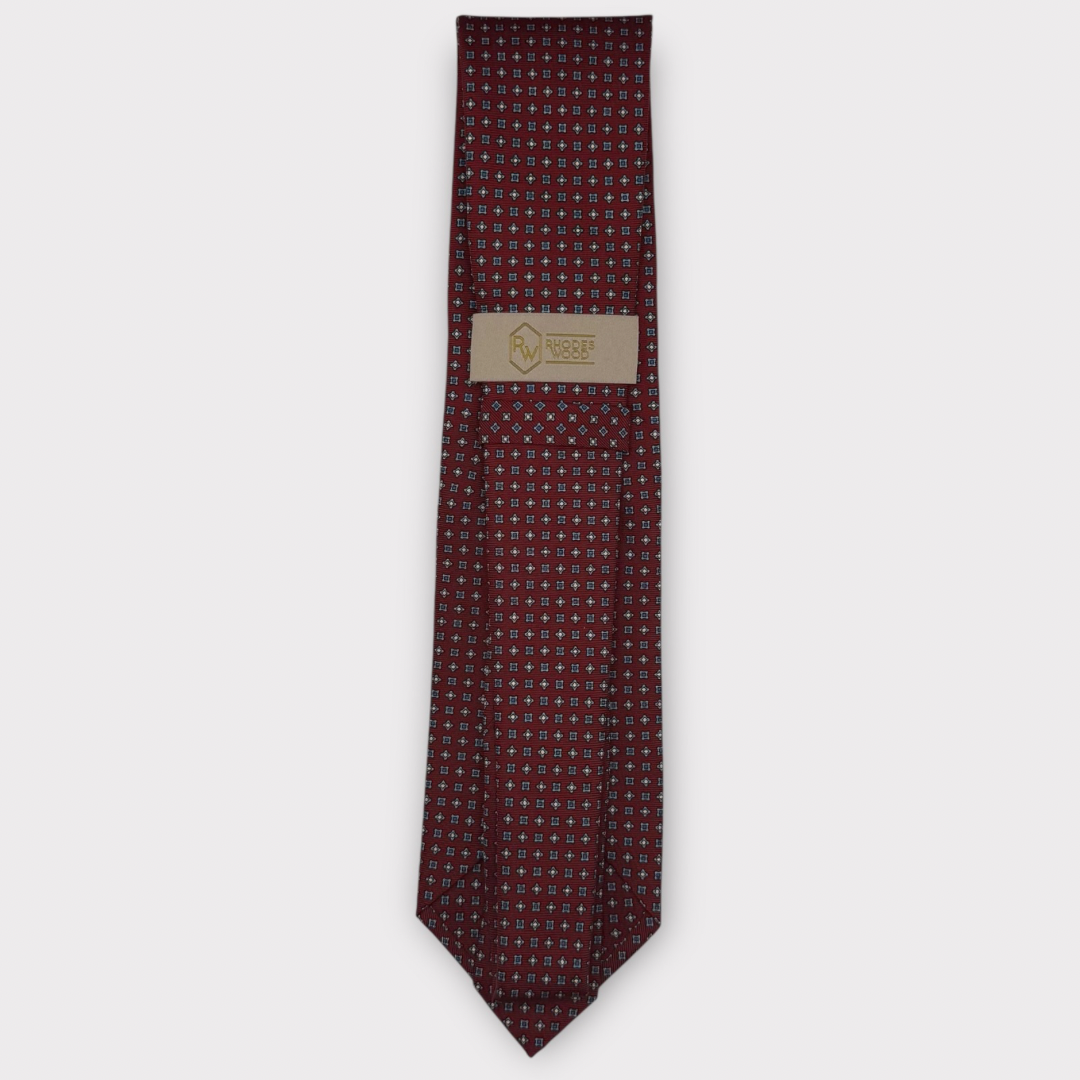 Claret and blue mini medallion