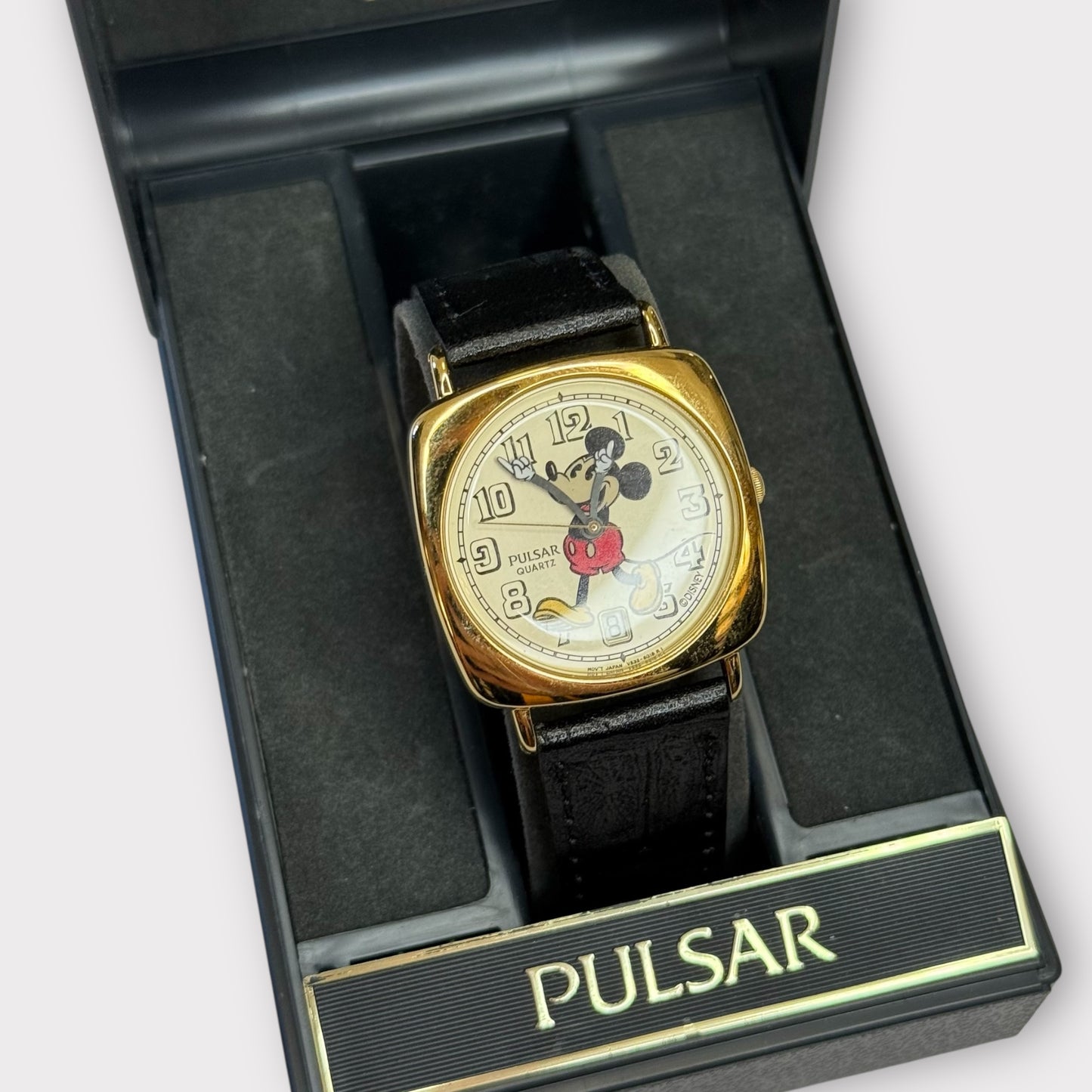 Gold Pulsar Mickey Mouse watch