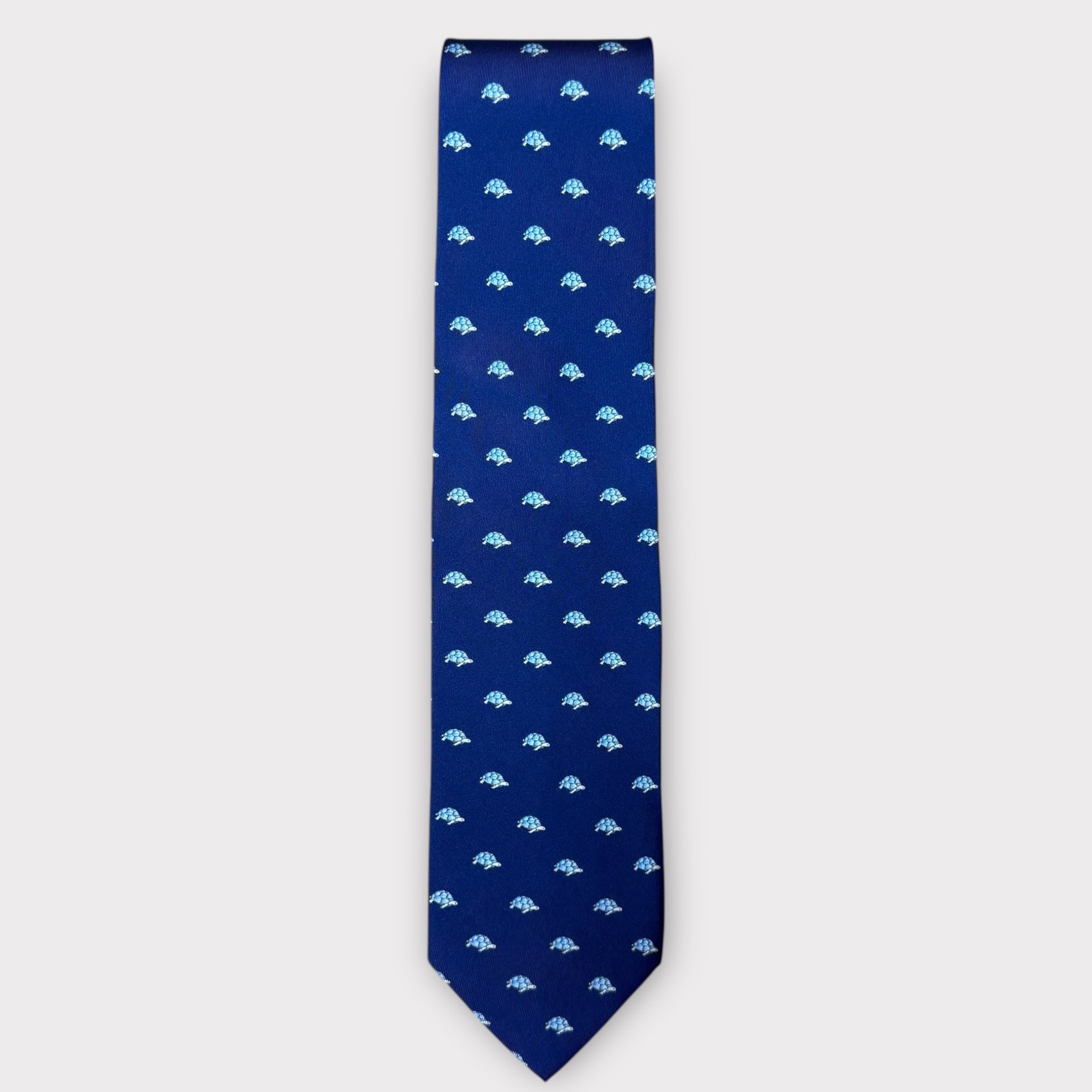 Navy Turtle Tie
