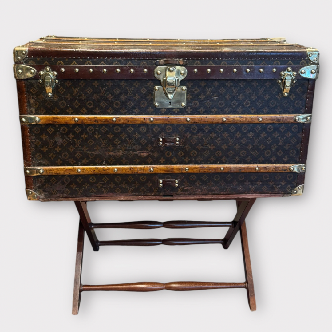 Early 1900s Louis Vuitton steamer trunk