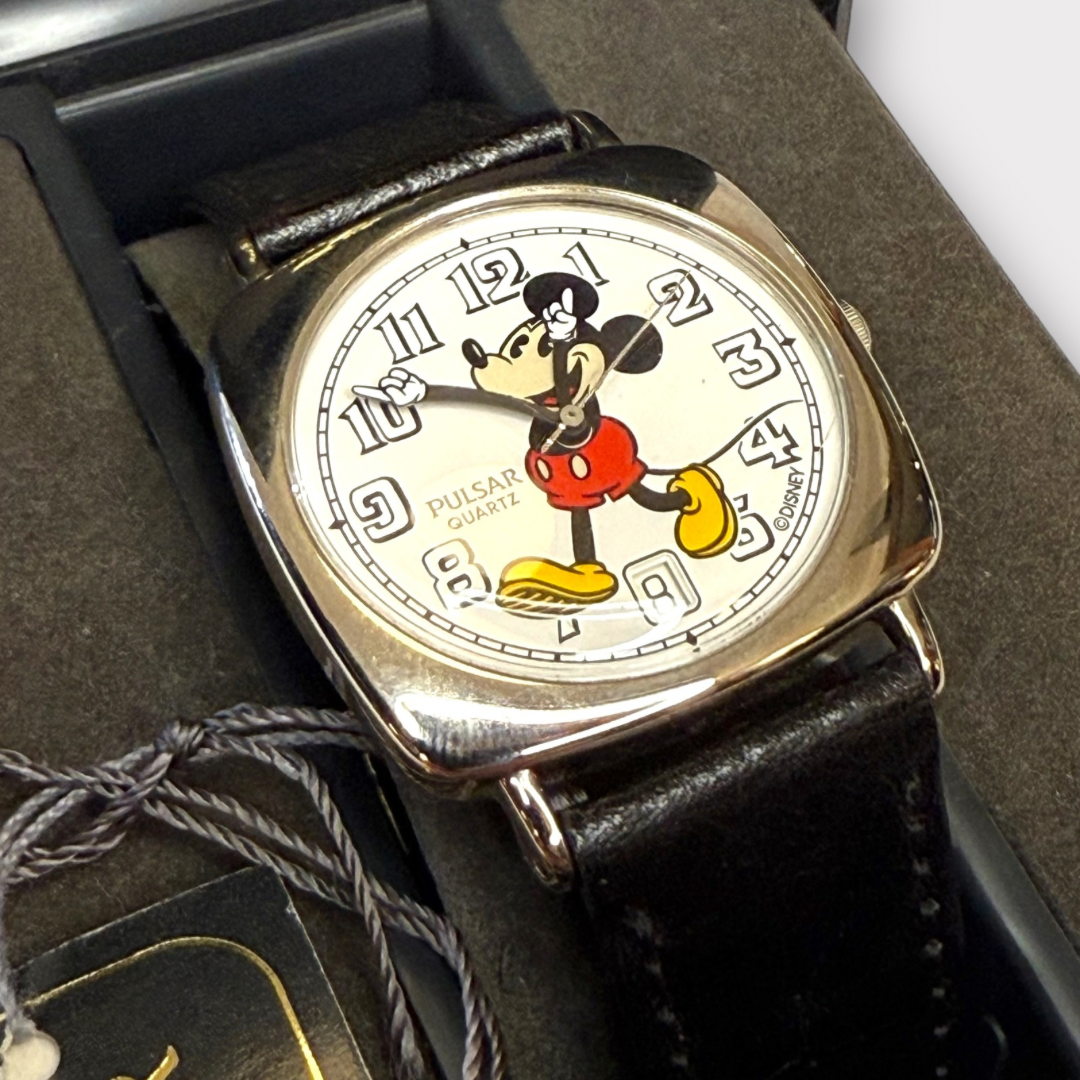 Silver Pulsar Mickey Mouse watch