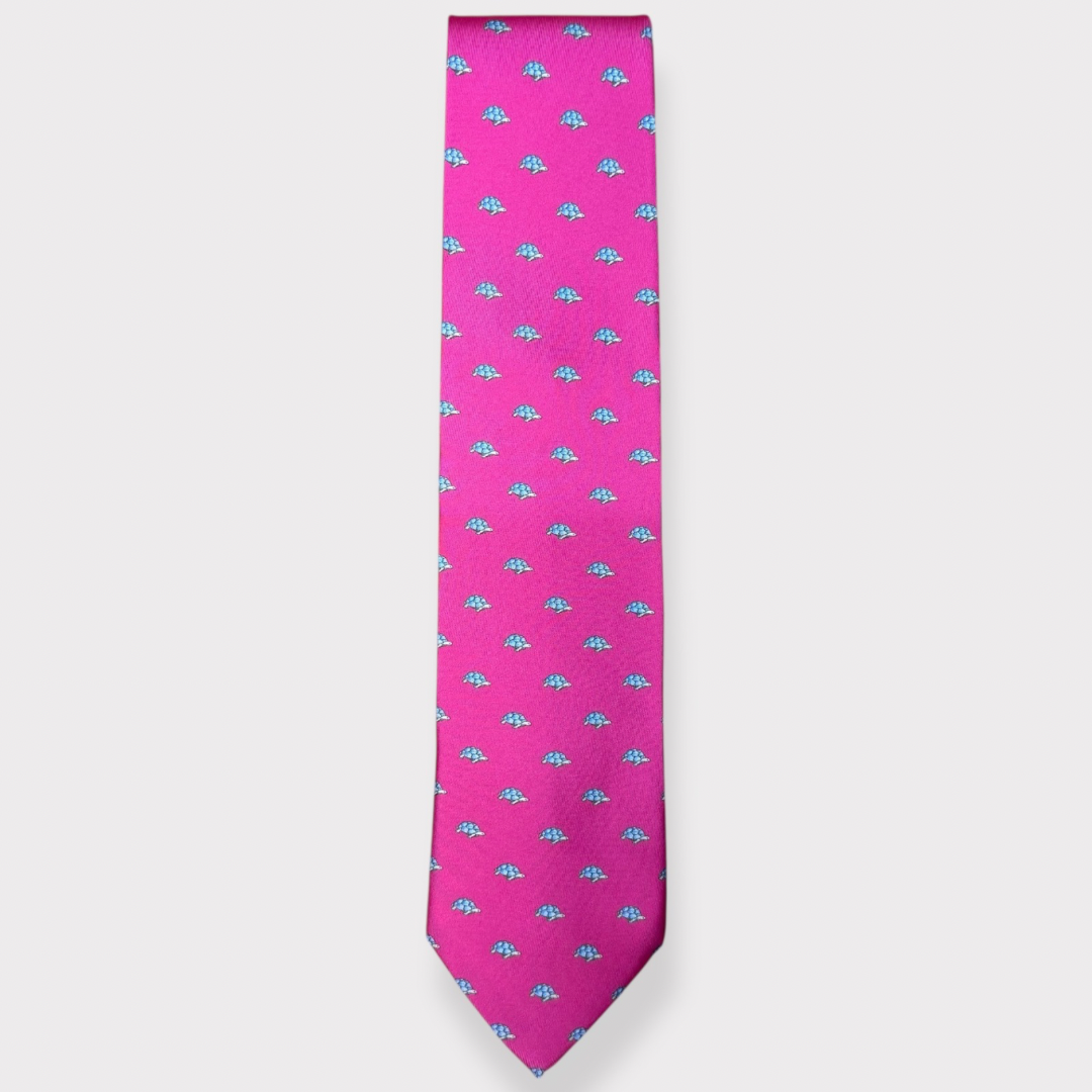 Pink Turtle Tie