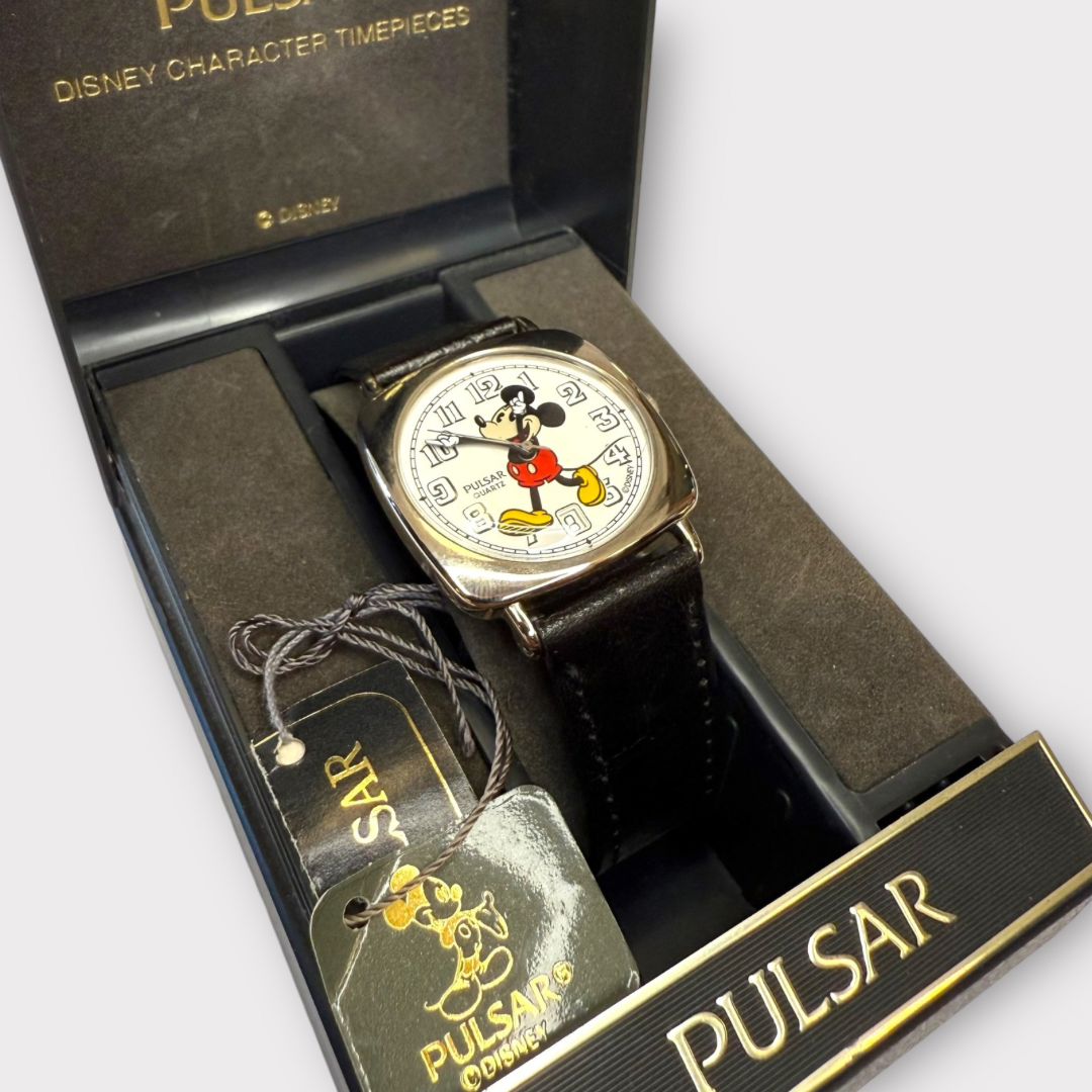 Silver Pulsar Mickey Mouse watch