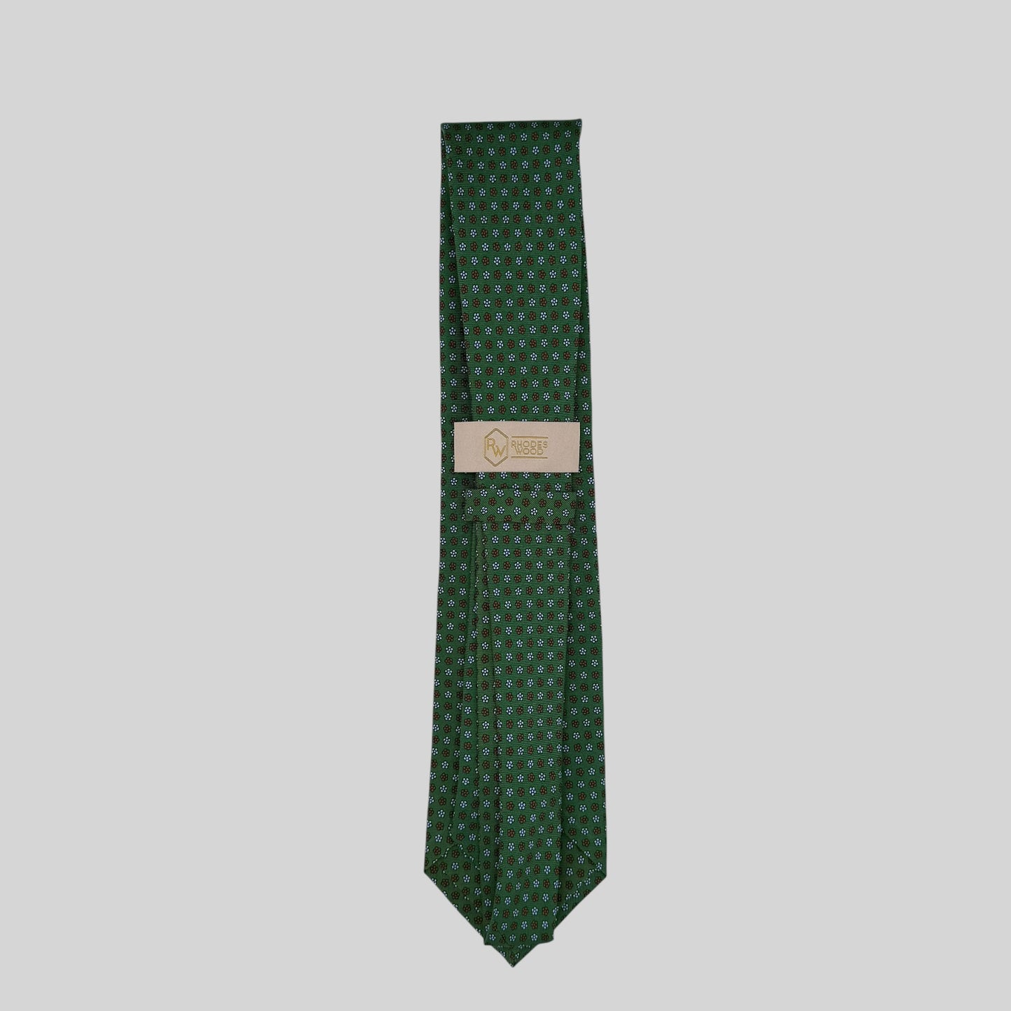 Light Green Floral Tie