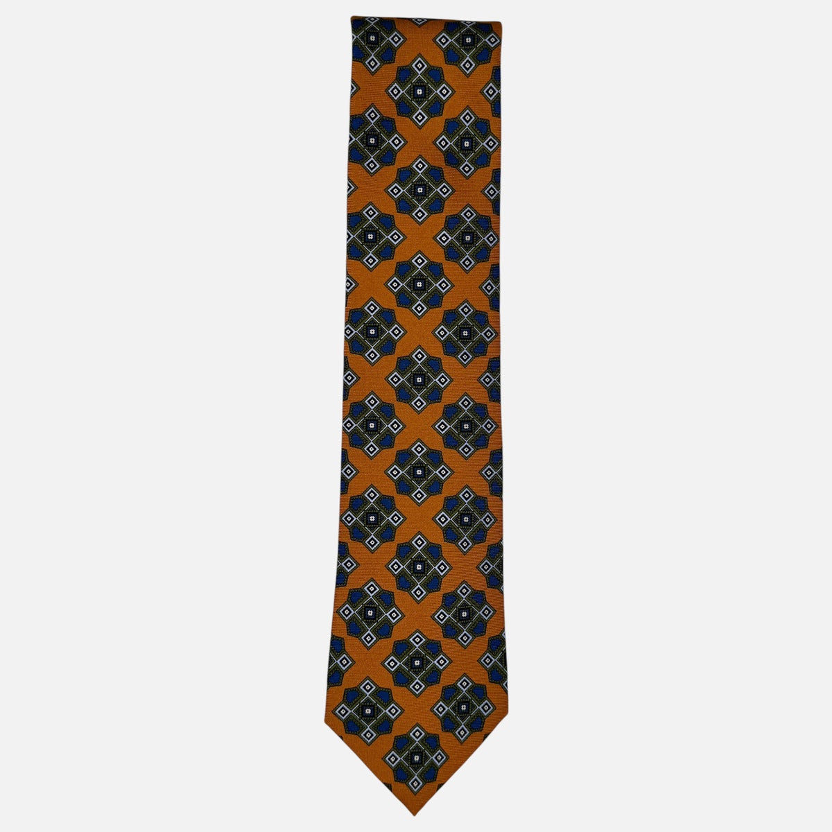 Amber Large Medallion Tie