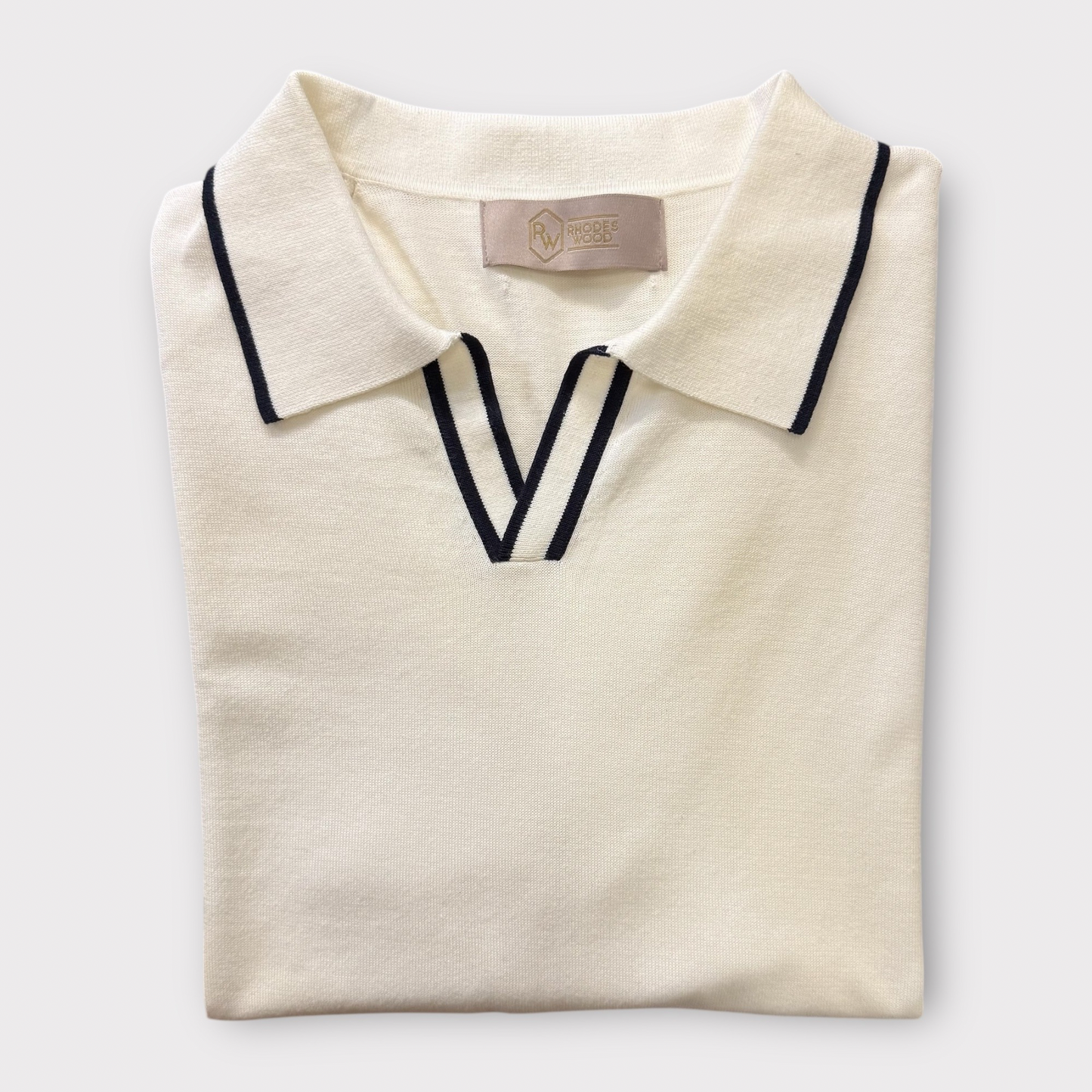 Open placket Polo shirt