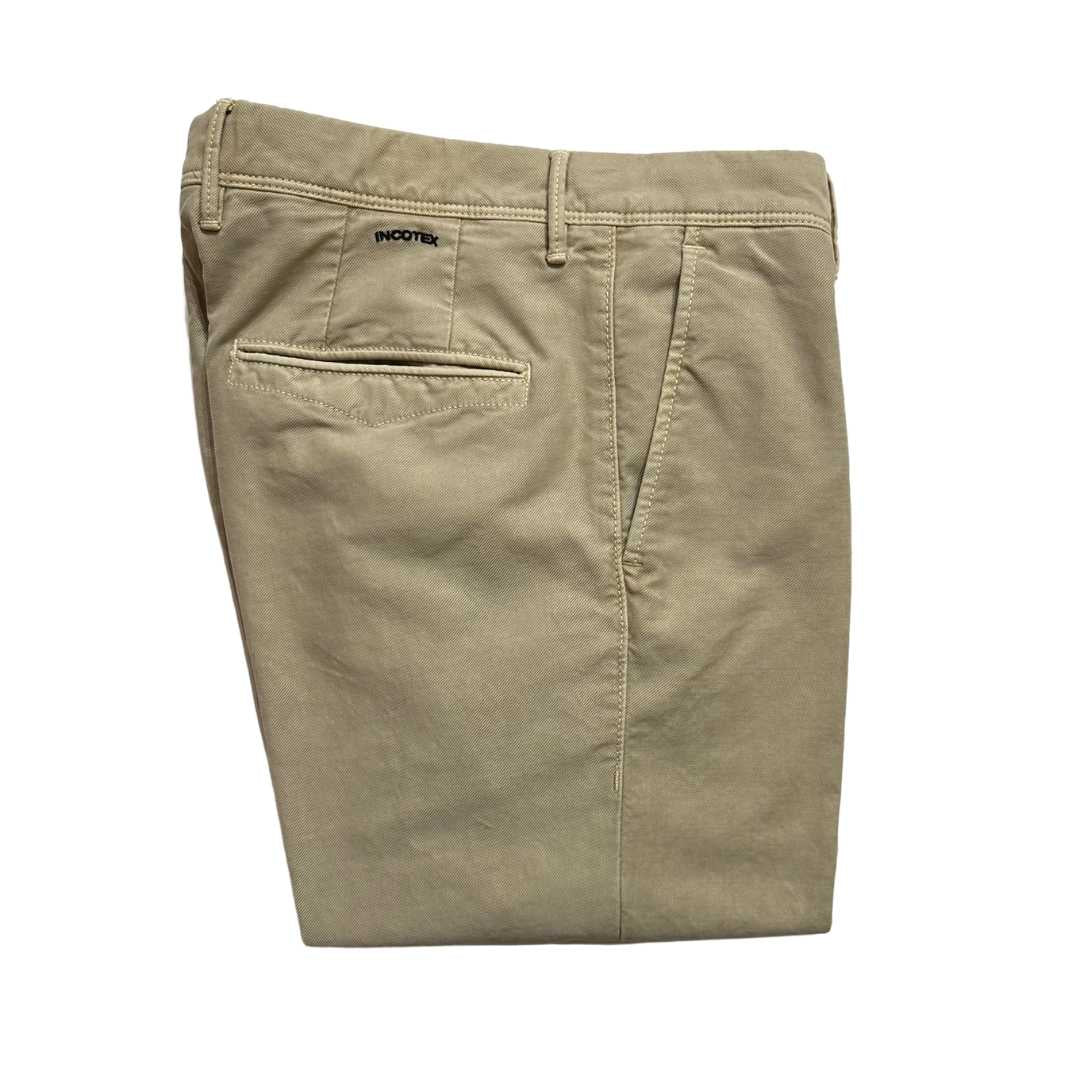Rhodes Wood Beige Incotex Chinos