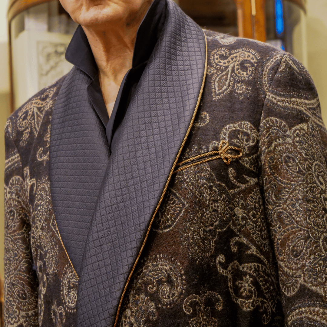 Tapestry dressing gown