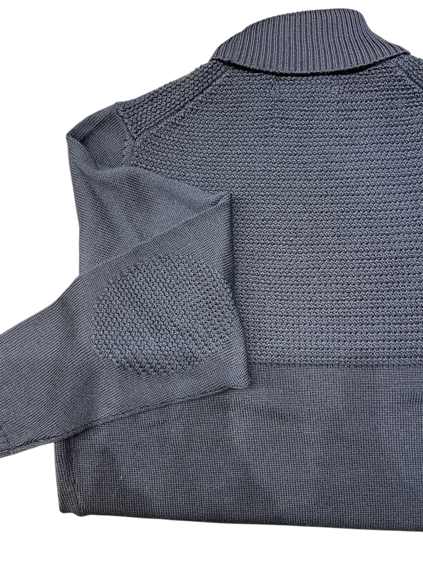 Textured Merino Roll neck