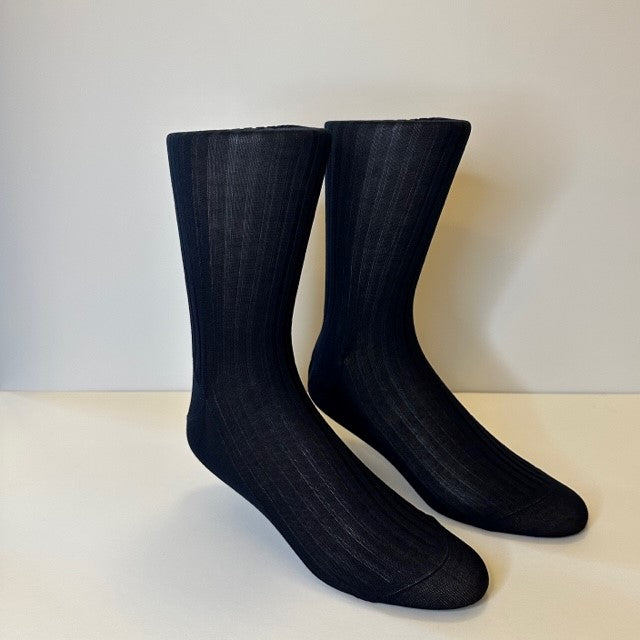 Rhodes Wood Navy Pantherella socks