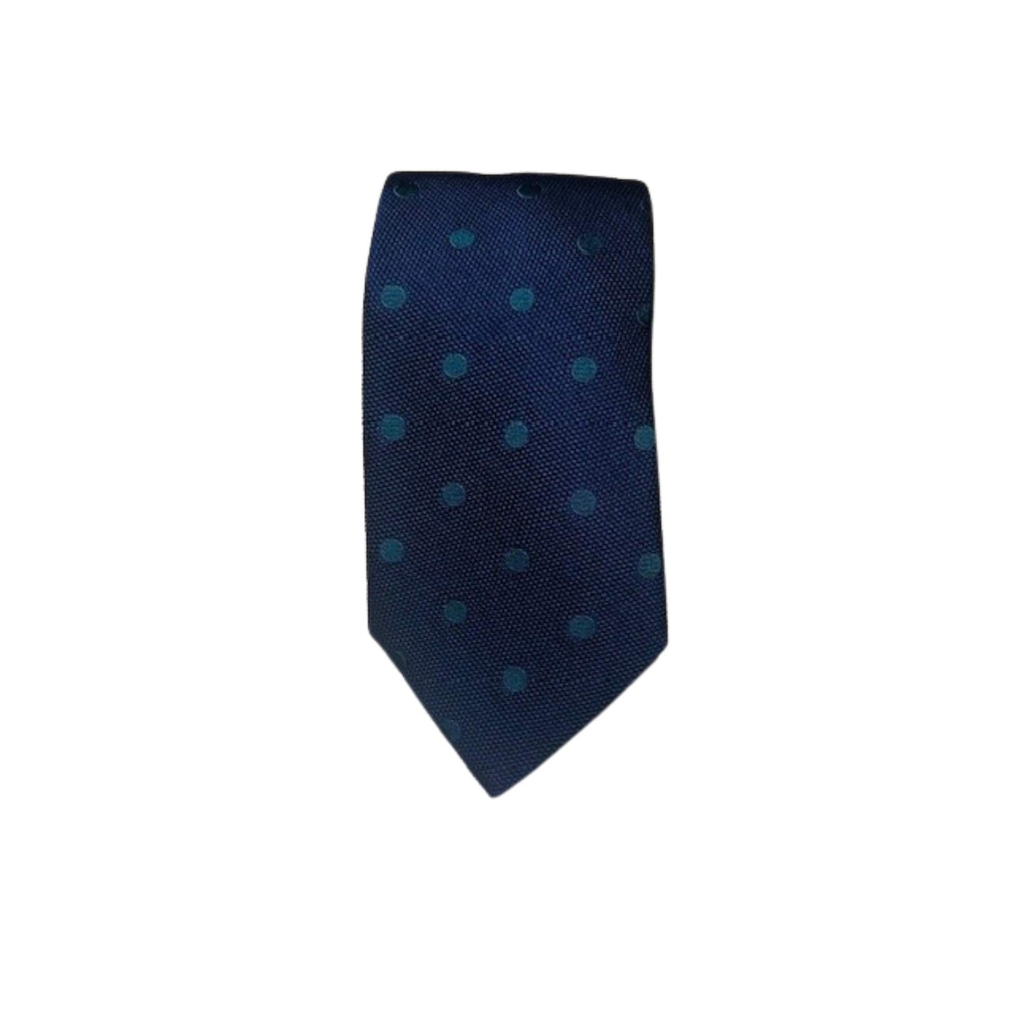 Rhodes Wood Navy and Green spot tie