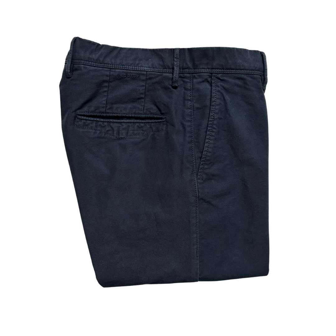 Rhodes Wood Navy Incotex Chinos
