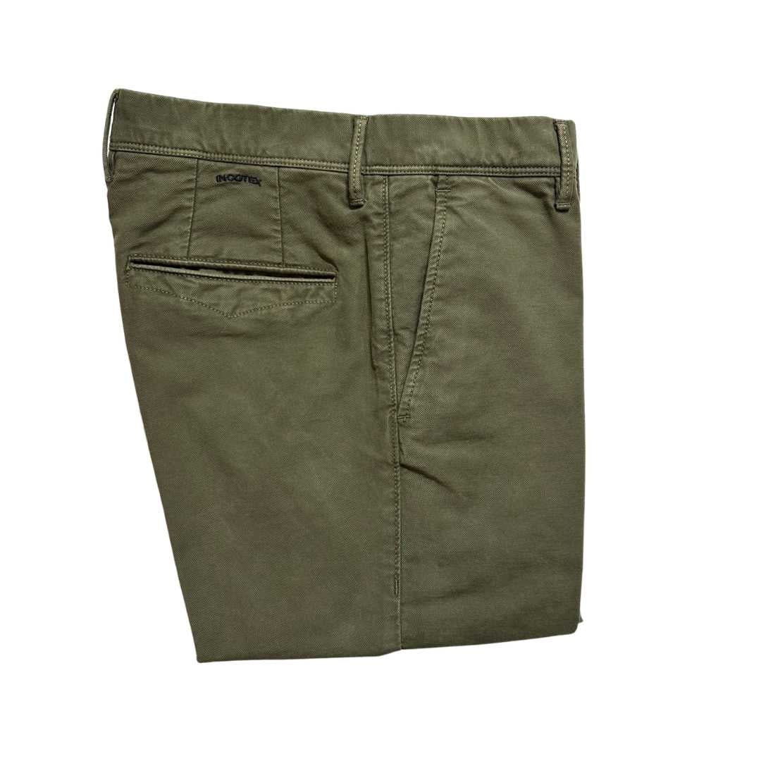 Rhodes Wood Olive Incotex Chinos