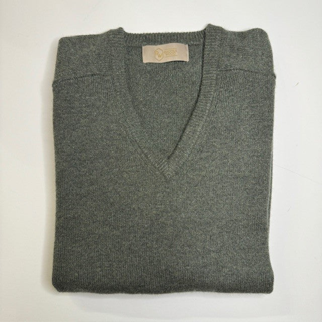 Rhodes Wood Rosemary Cashmere V neck