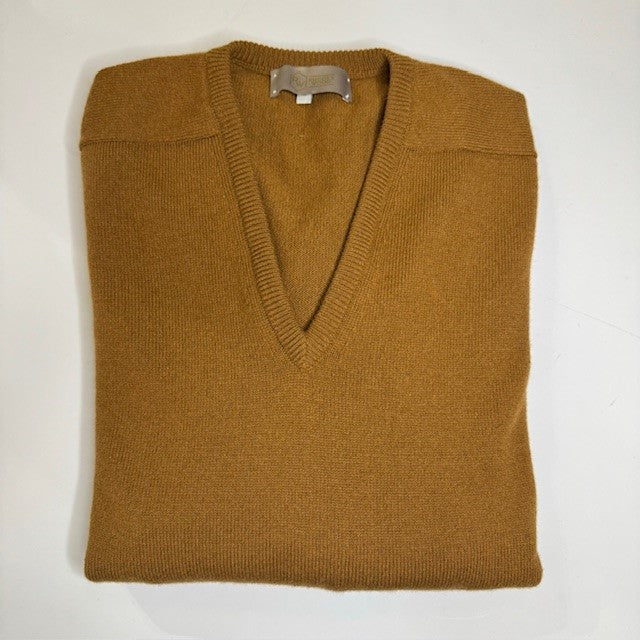 Rhodes Wood Vicuna Cashmere v neck