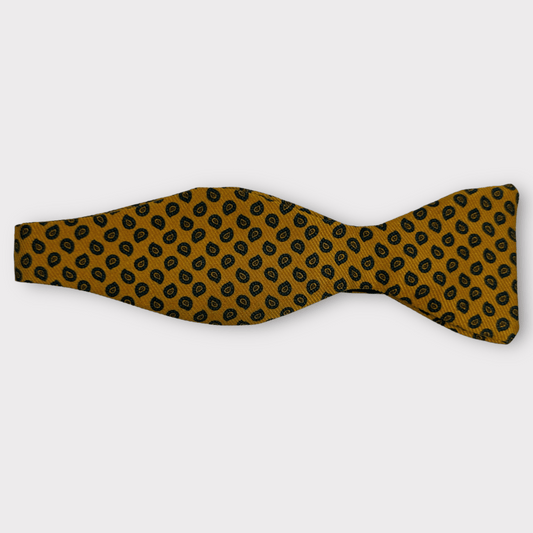 Rhodes wood Silk Bow tie