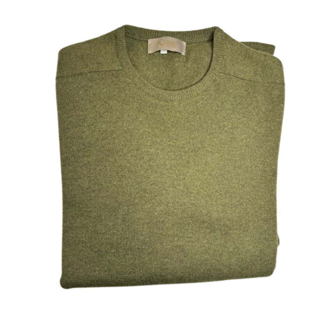 Rhodes Wood Loden Cashmere Crew neck
