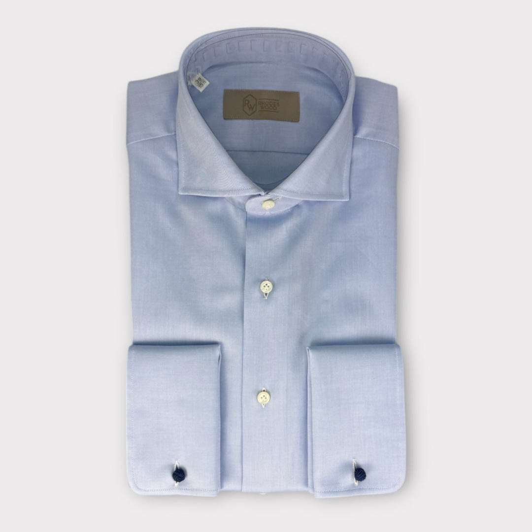 Blue Twill Italian shirt