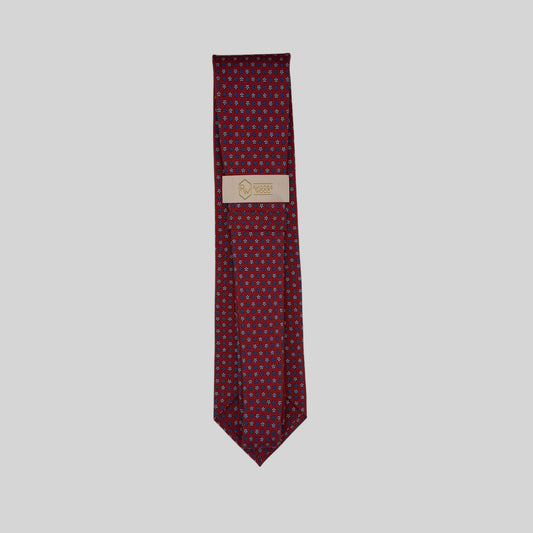 Red Floral Tie