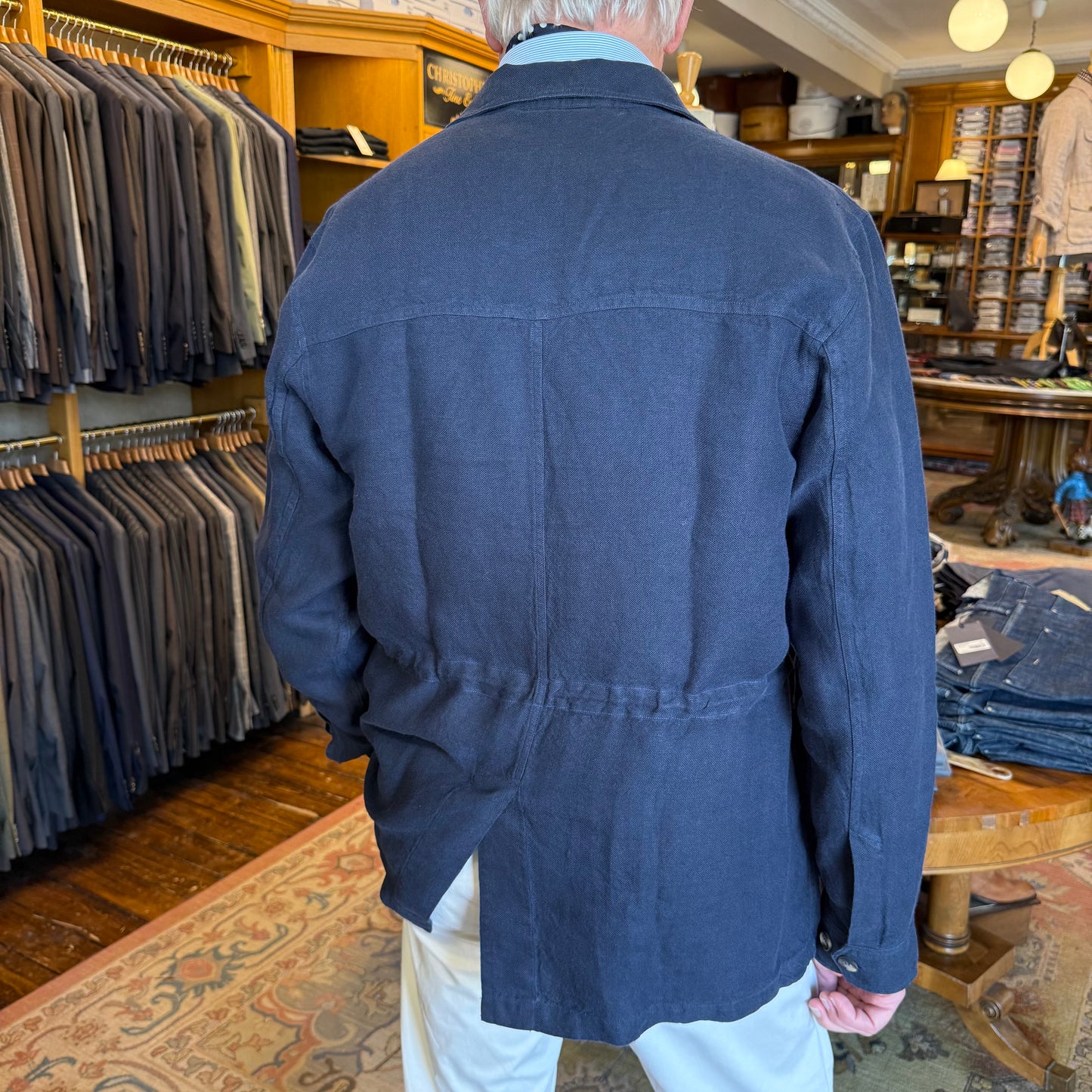 Linen Safari Jacket