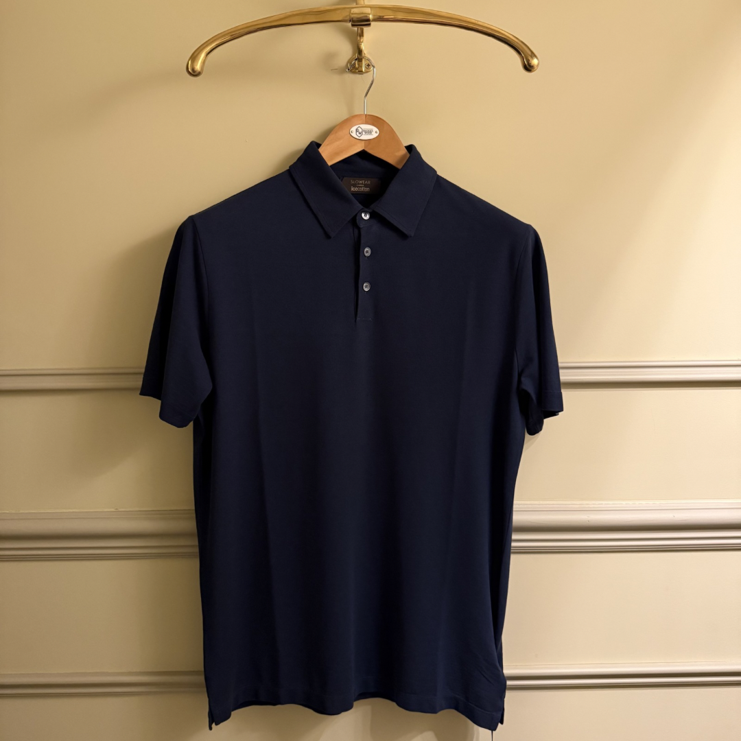 Ice cotton jersey polo shirt
