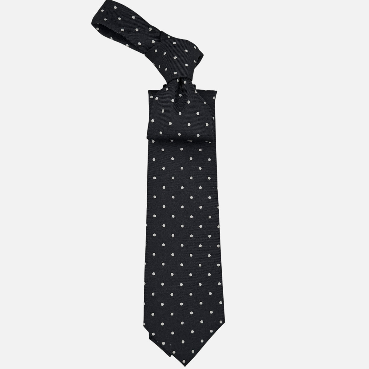Midnight Polka Dot Tie