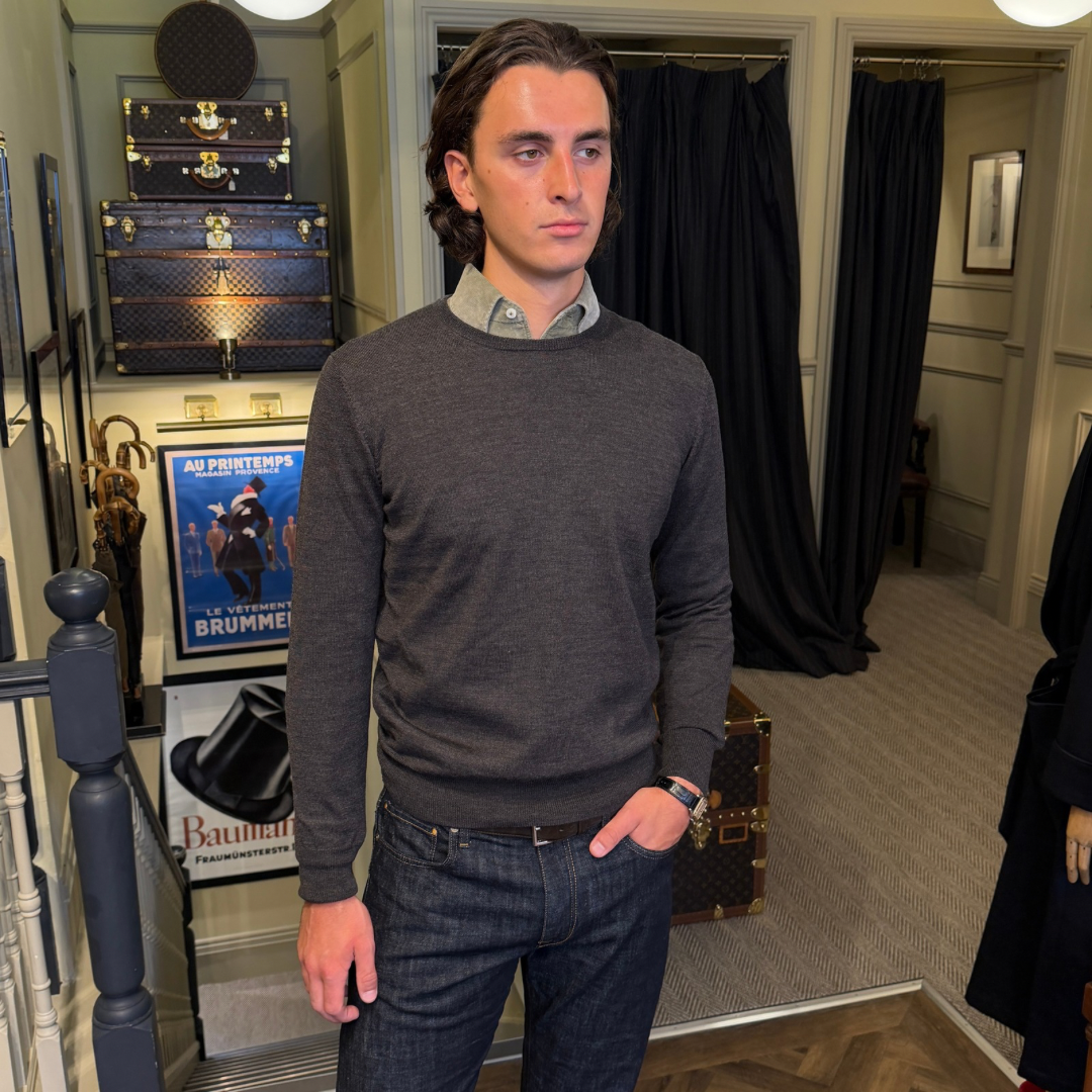 Easy Care Merino crew neck