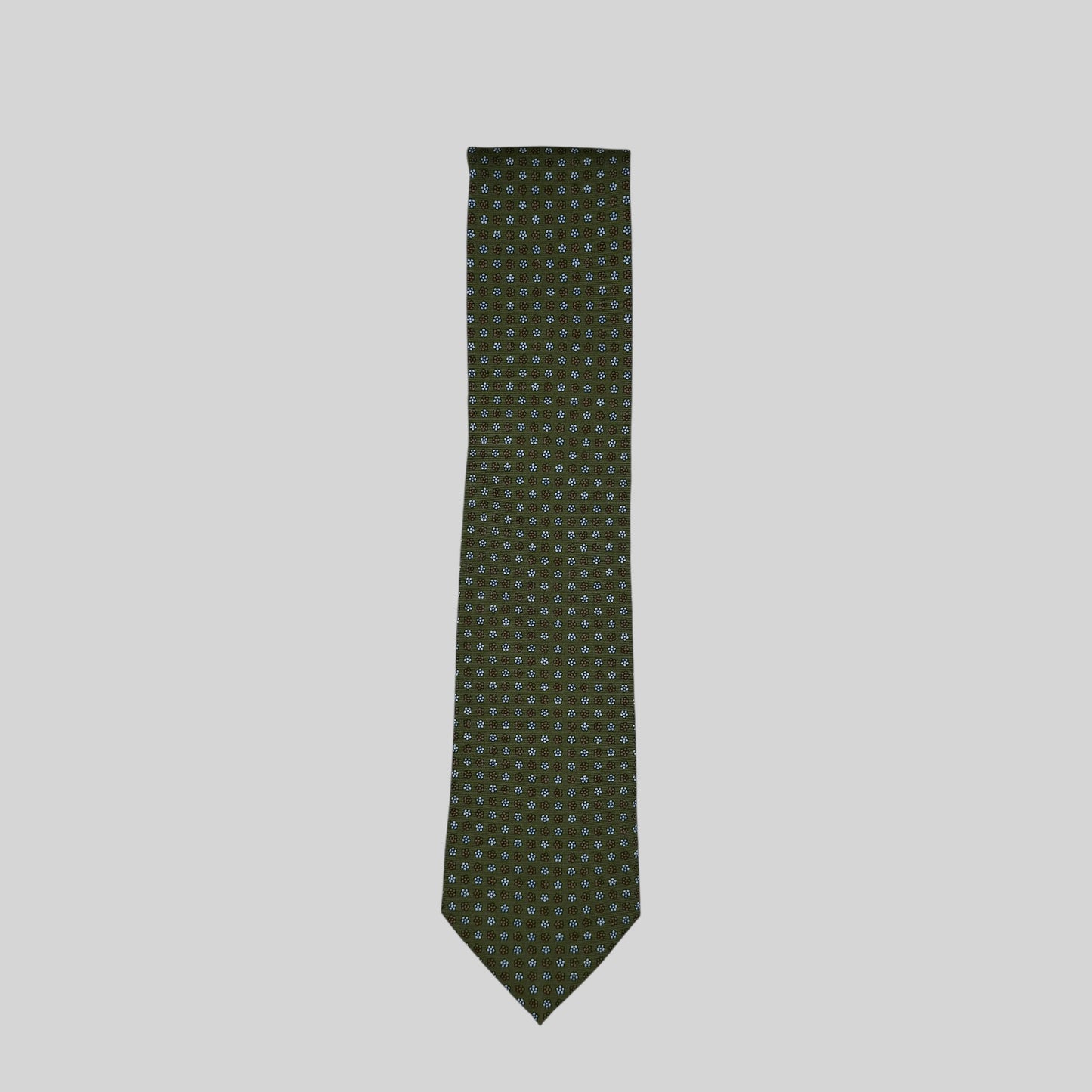 Olive Floral Tie