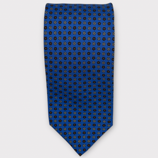 Light Blue medallion tie 