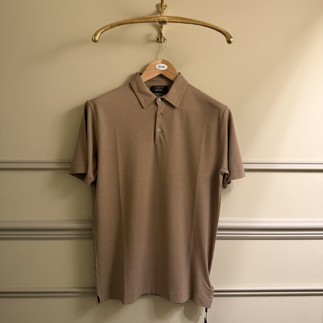 Ice cotton jersey polo shirt