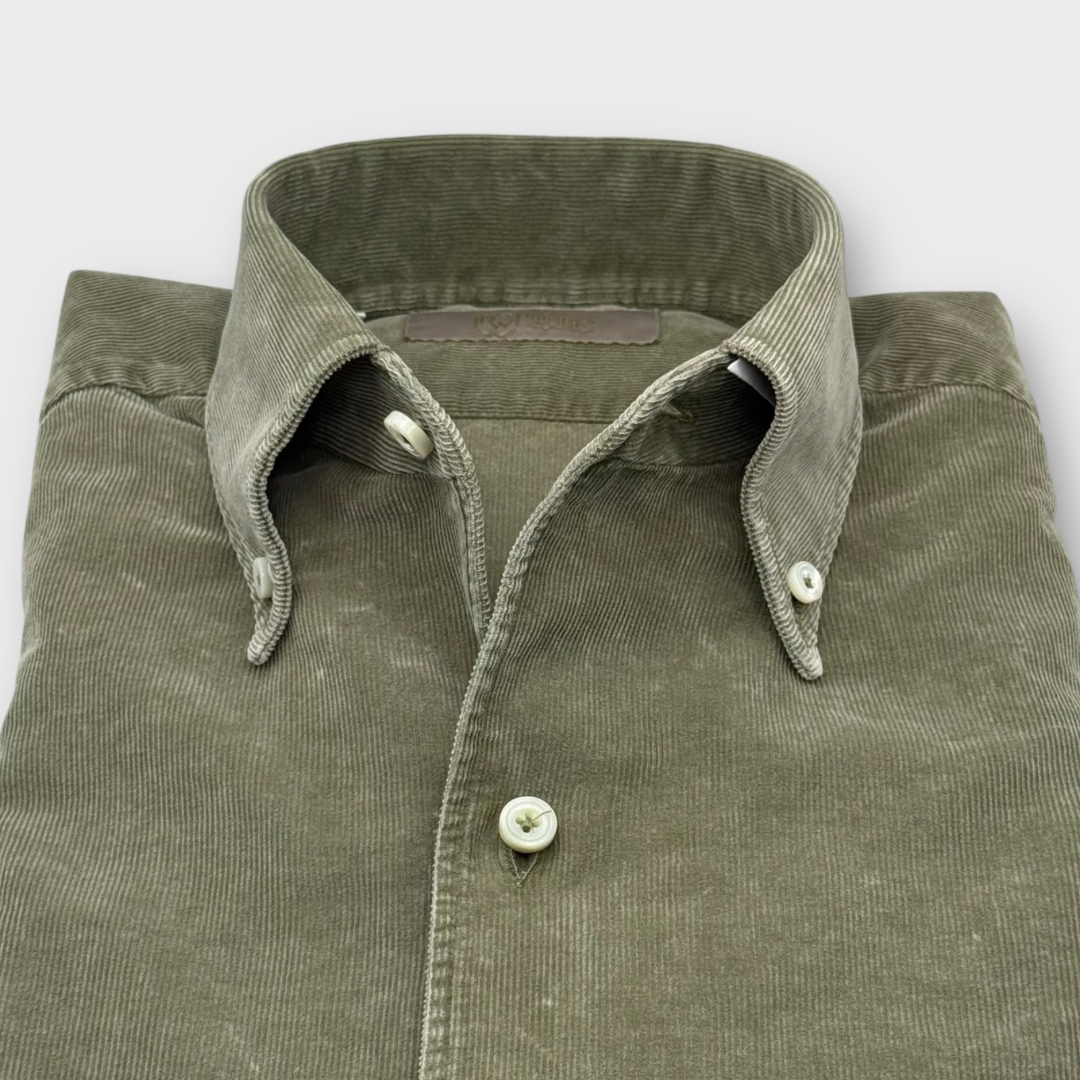 Olive corduroy shirt 