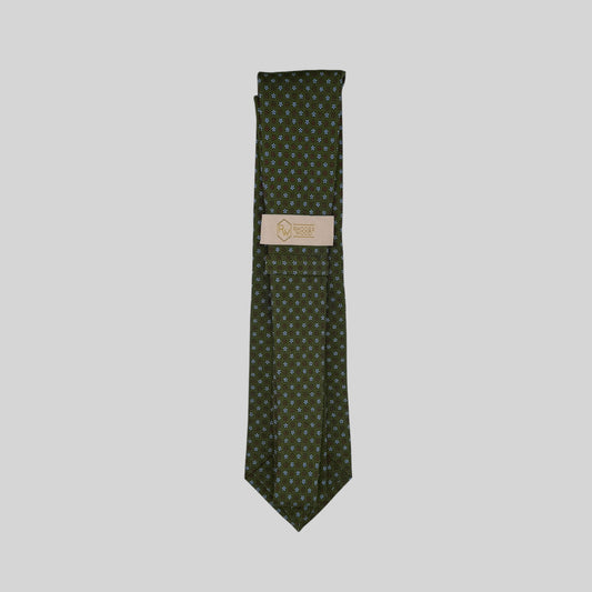 Olive Floral Tie