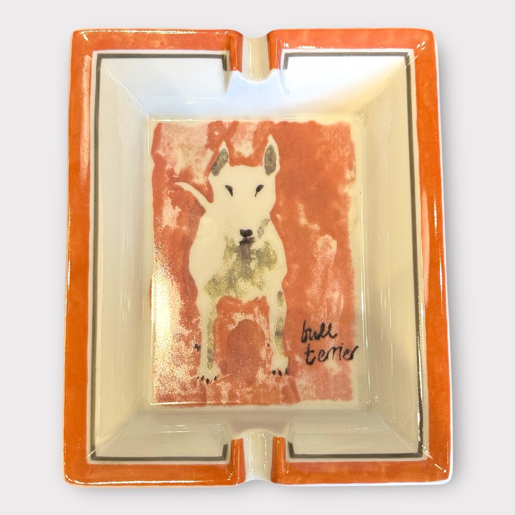 Bull terrier Hermes ashtray