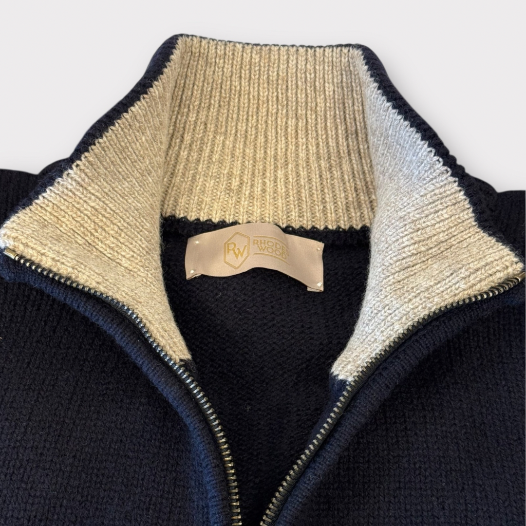 Geelong lambswool Full zip