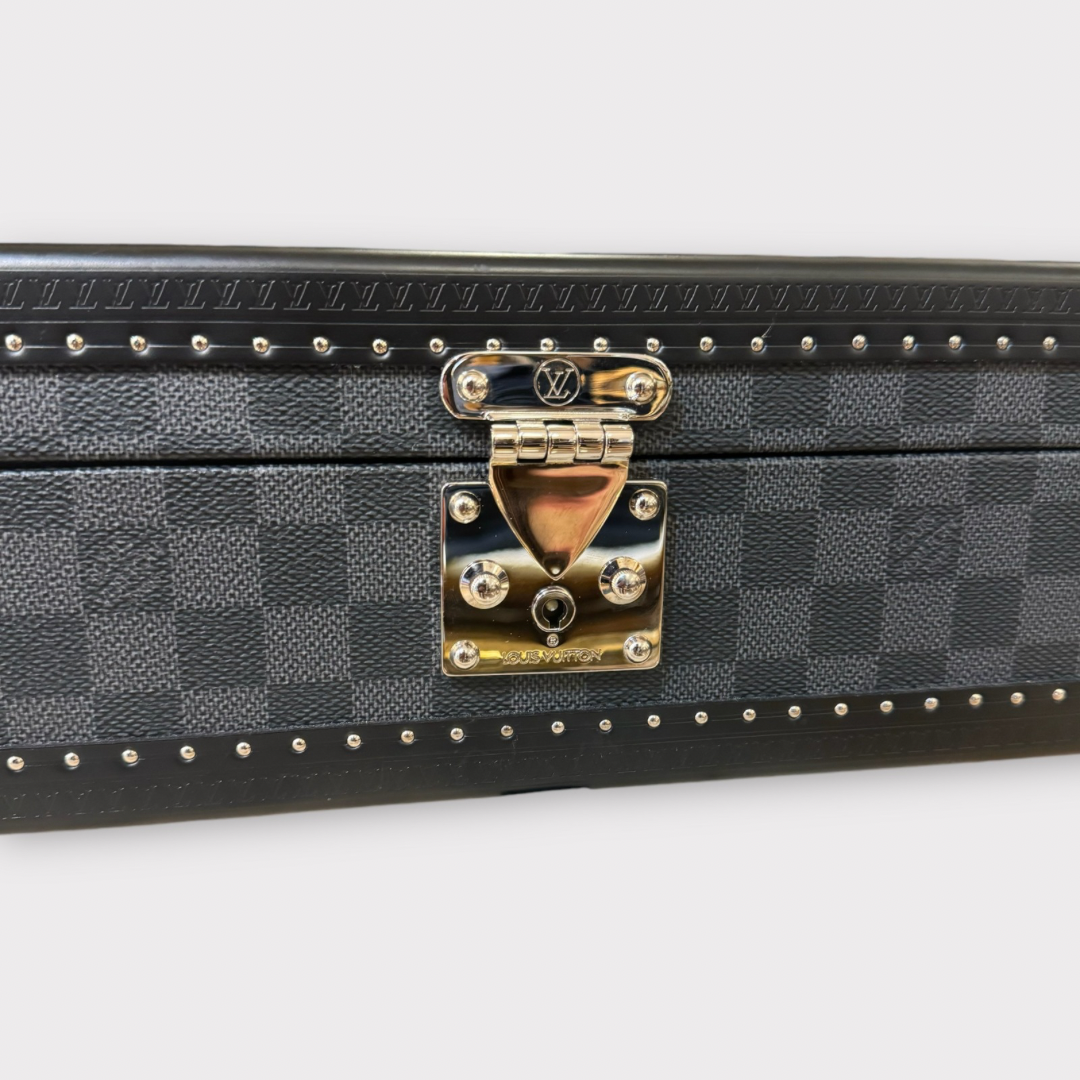 Louis Vuitton damier watch trunk