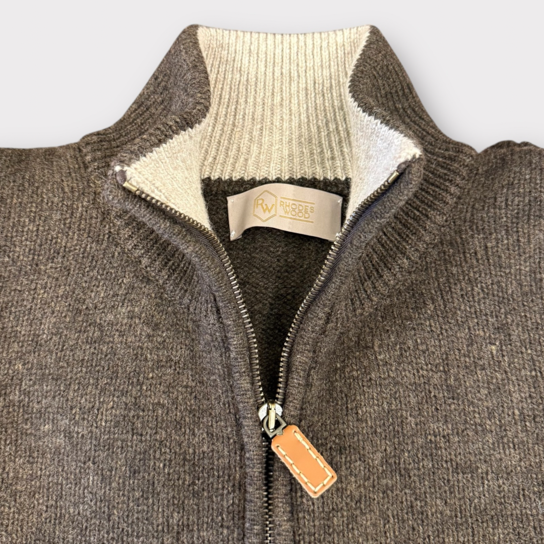Geelong lambswool Full zip