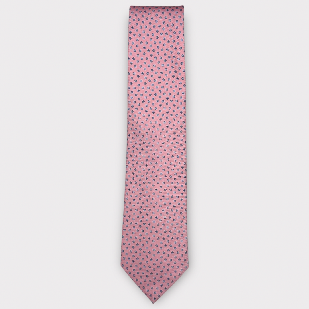 Pink Floral Tie