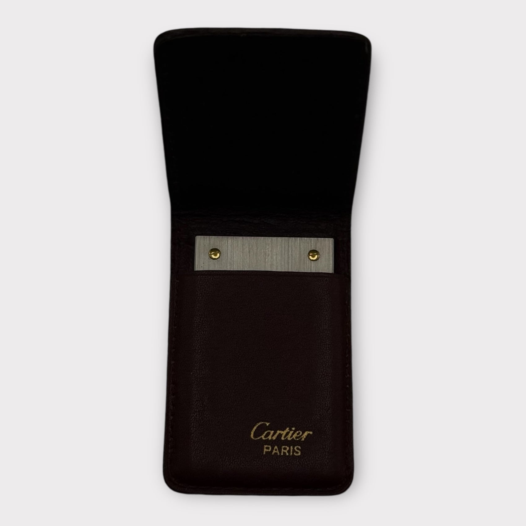 Cartier Santos cigar cutter with Cartier cigar case