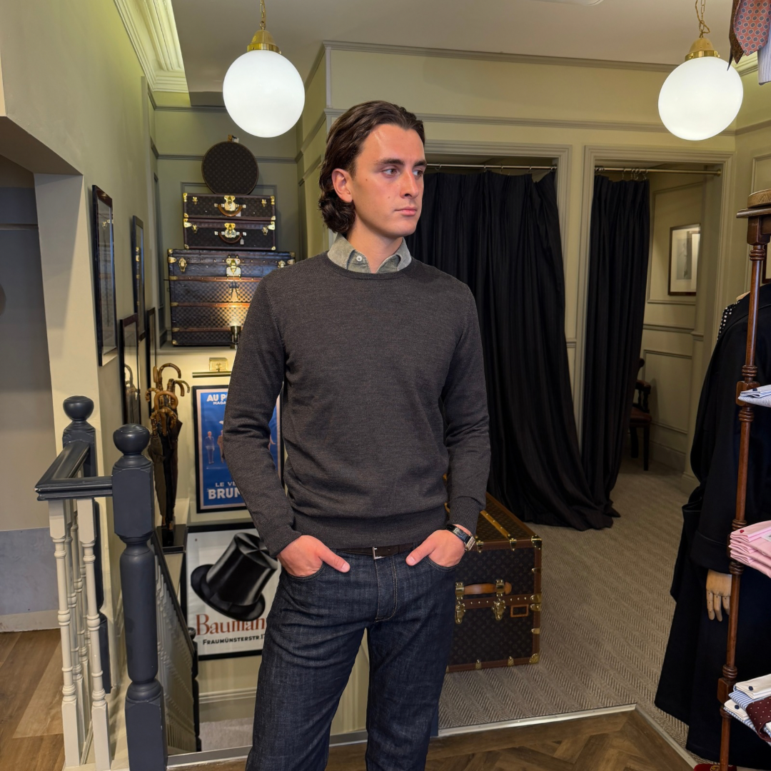 Easy Care Merino crew neck
