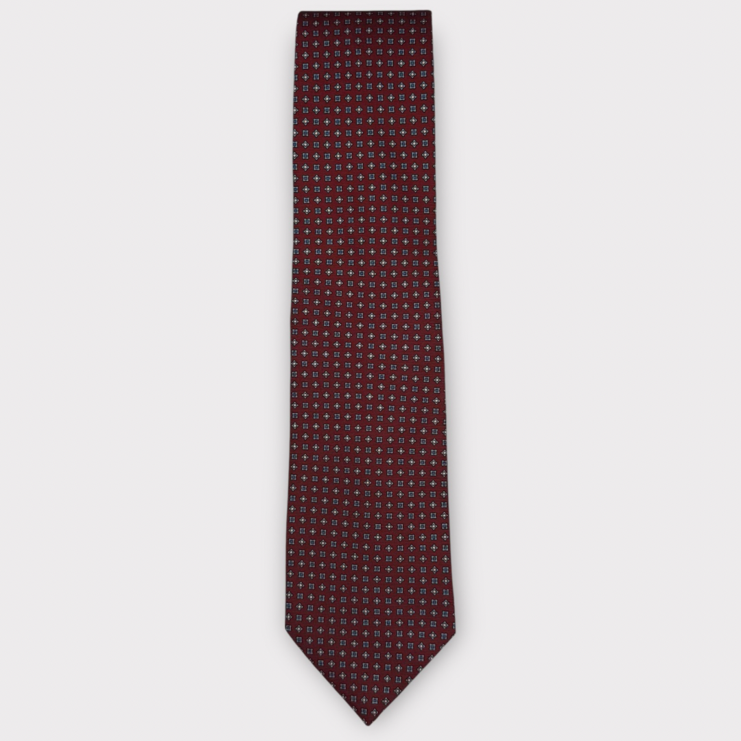 Claret and blue mini medallion
