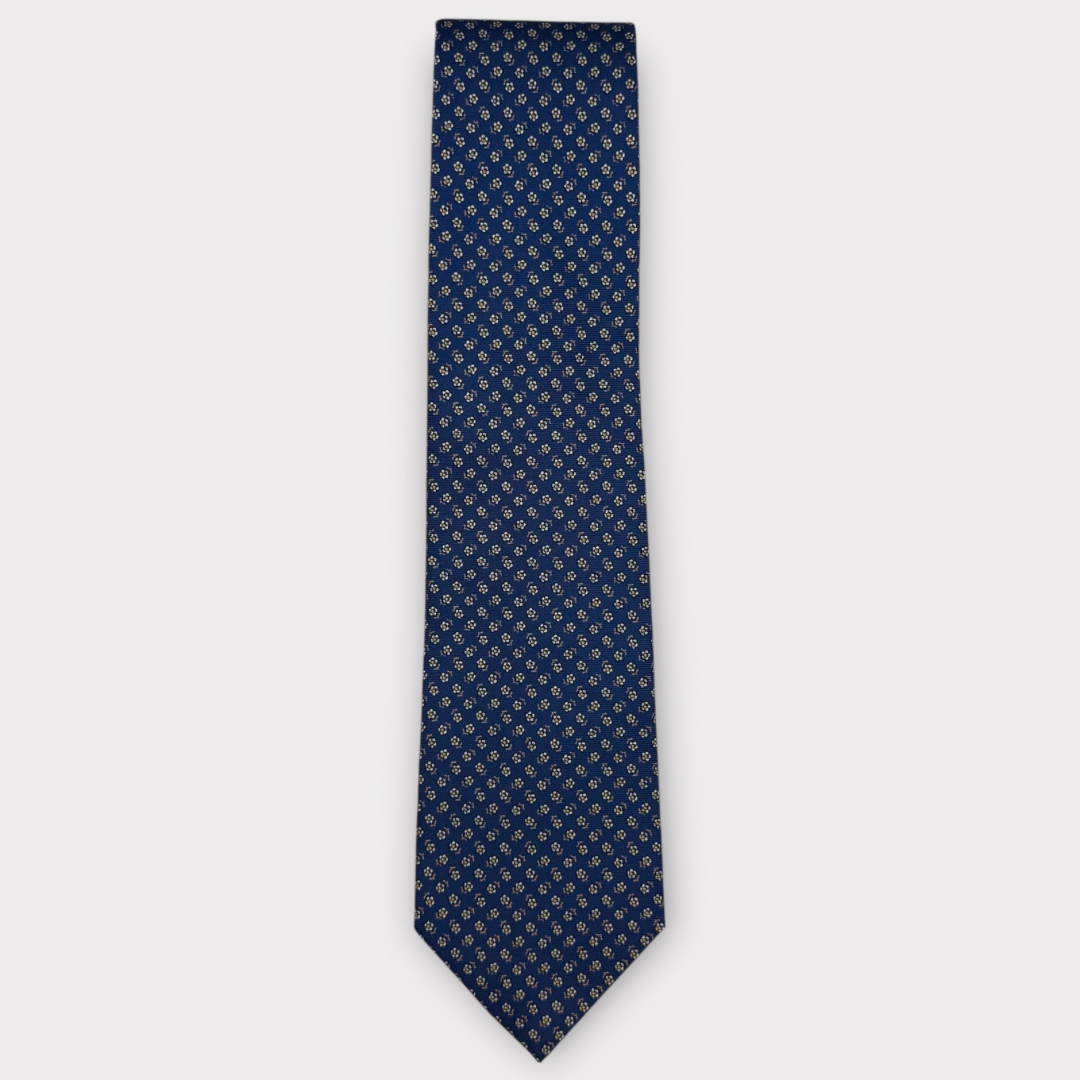 Blue Floral Tie