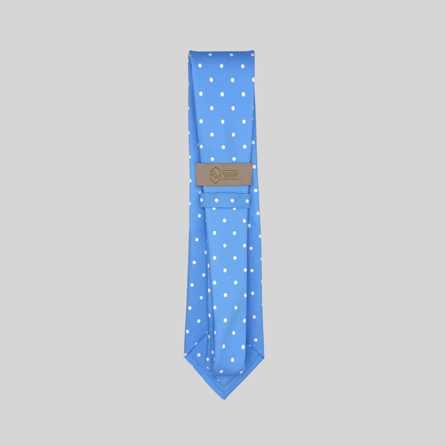 Light Blue Polka Dot Tie