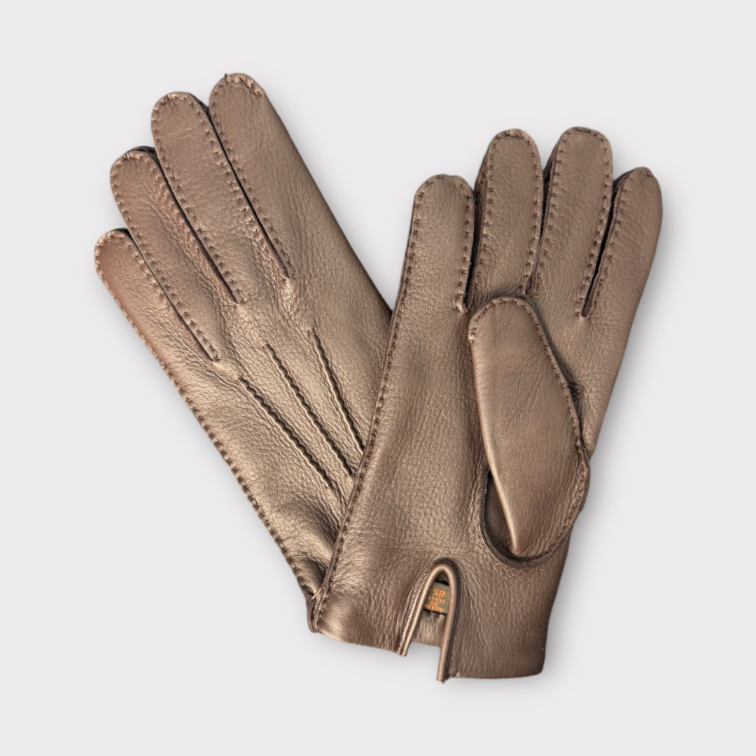 Deerskin leather gloves 