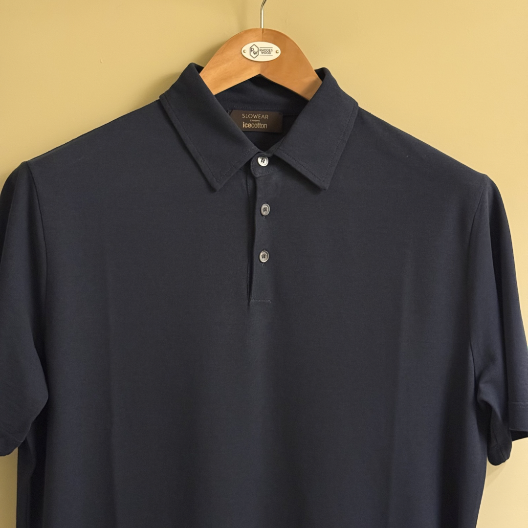 Ice cotton jersey polo shirt