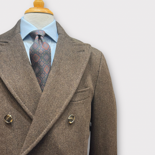 Brown Cashmere lora piana overcoat