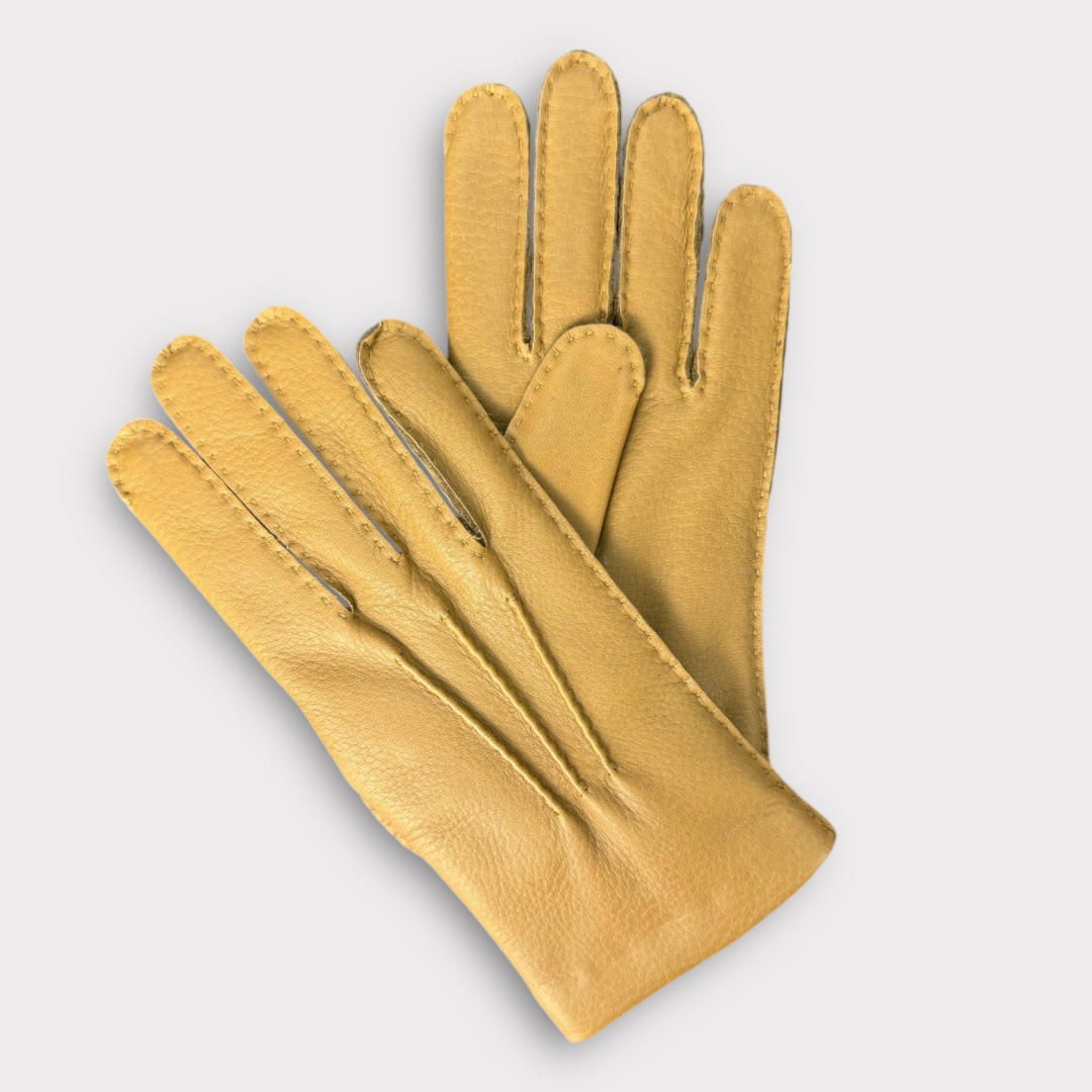 Deerskin leather gloves