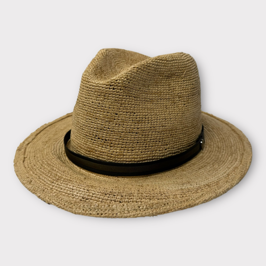 Borsalino Rollaway Raffia Panama Hat