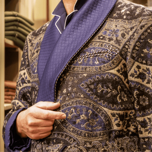 Tapestry dressing gown
